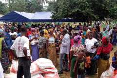 Company sponsored Ramadan festivities in Khoundinde village