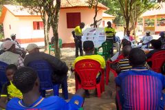 Environment team carrying out community awareness Environment team carrying out community awareness