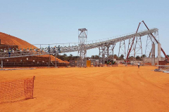 ROM tip conveyor nstallation