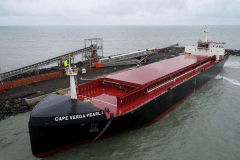 Cape Pearl I docking at Bel Air berth