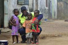 Bel Air Health & Safety Officer and his family
